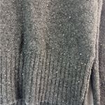 J.Crew  S Sparkle Soft Merino Wool Alpaca Blend Gray Crew Neck Pullover Sweater Photo 5