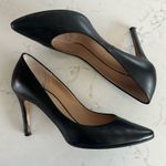 Aquatalia  Black Leather Melina Heels Pumps in Womens Size 6.5 Photo 0
