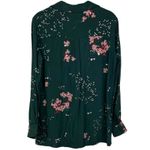 Massimo Dutti  Green Floral Blouse 6 Business Casual Photo 4