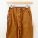THE GREAT | The General Pant Copper Cropped Wide Leg High Rise Pants Flare | 24 Brown Size 00 Photo 3