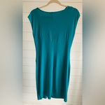 Michael Kors twist waist side knot midi dress, blue, size S‎ Blue Photo 3