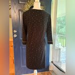 Soma  Black and Silver Embellished Sheath Night Gown size M Photo 6