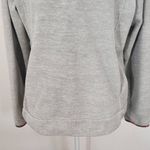 Crown & Ivy Gray Tartan Plaid Fleece Pullover Size Large Plaid Preppy Pullover Photo 2