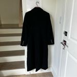 Reformation NEW  Eden Nipped Waist Long Wool Coat - Black Photo 5