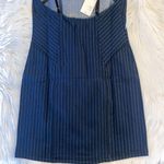Urban Outfitters blue and white stripe high-neck mini dress, brand new with tag Photo 3