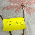 Anthropologie  Do Everything in Love Cream & Pink Palm Tree Scarf - 72” x 28” GUC Photo 7