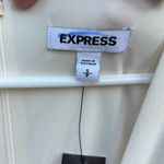 EXPRESS NWT  Pleated Skirt V-Neck Twist Bodice Dress Ivory Size Small Photo 2
