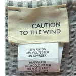 Anthropologie CAUTION TO THE WIND JERSEY ROMPER GRAY CROPPED JUMPER SIZE SMALL Photo 4