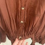 We The Free Free People Oversized Silky Western Beachy Boho
Cinch It Up Neutral Button Top Photo 5