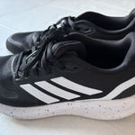 Adidas  Womens Run Falcon 5 Athletic Shoe Black White Size 9 NEW Photo 0