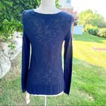 INC “Americana” Sequin Stars Sweater Blue Size XS Photo 4