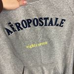 Aeropostale Size Small Scoop Neck Sweatshirt Grey Embroidered Logo Y2K Preppy Photo 5
