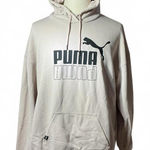 Puma  Womens XL Hoodie Sweatshirt Pullover Pink Beige Logo Casual Photo 0