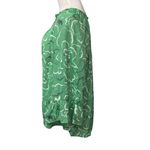Zac & Rachel Floral Tropical Flare Bell Sleeve Pullover High Low Blouse Size 2X Green Photo 3