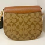 Coach  Morgan Saddle Bag In Colorblock Signature Canvas CE565 Photo 5
