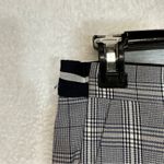 ZARA Gray & White Striped High Rise Cropped Pants Size S Photo 8