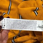 Forever 21  Mustard Striped long sleeve Crop Top Photo 5