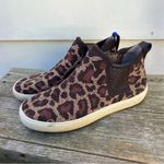 Rothy's  The Chelsea Wildcat High Top Sneakers Brown Tan Size 8 Photo 2