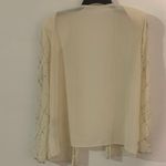 R & M Richards  Cream Beaded Jacket Photo 4