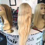 Human hair Fulllace Wig blonde CHRISTMAS GIFT Size 24 Photo 3