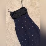 ALC Frank NWOT A.L.C. Alana embellished blue and back cutout midi dress sz 0 Photo 7