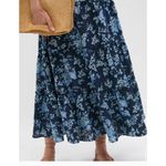 Tuckernuck Womens Twilight Garden Jenna Blue Floral Maxi Dress Sz L NWT Photo 3