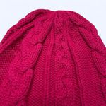 Nike Women's NSW Cable Knit Magenta Beanie Photo 3