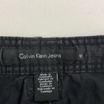 Calvin Klein  women’s black drawstring waist deep pockets‎ cargo pants size 12 Photo 6