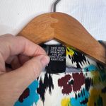 Kaktus Southwestern Print Lightweight Jacket Maximalist Cotton Bold Size Large White Photo 6