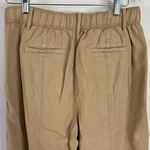 Banana Republic NWT  Linen Blend Khaki Utility Ankle Parachute Pants Size Med Photo 6