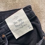 Abercrombie & Fitch Women’s Black Curve Love The 90’s Straight Jeans Photo 3