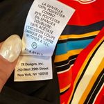 Tracy Reese ANTHRO RETRO PINK STRIPED Y2K PLENTY CAP SHORT SLEEVE LINED DRESS 10 Photo 6