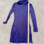 Everlie|| Navy blue turtle neck long sleeve dress with front pockets. Size M Photo 10