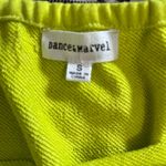 Dance & Marvel  Crop Top Neon Yellow Women’s S. EUC Photo 3
