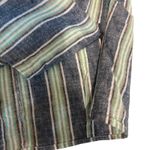 For Cynthia  Women Crop Top‎ PL Colorful Striped Tie Front Coastal Beachy Summer Photo 5