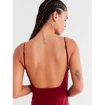 Urban Outfitters Audrey Ponte Jumpsuit in Maroon | Size XS Photo 5