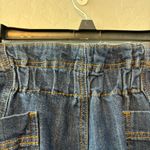 Pilcro anthropologie denim jean shorts with belted details and elastic waist 28 Blue Photo 11