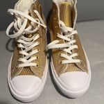  Women Converse Chuck Taylor All Star II Hi Gold/White Sneakers . Size 9 Photo 3