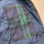 Pendleton Deep Pile Soft Sherpa Jacket Medium Blue Green Night Watch Pla… Photo 4