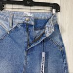Princess Polly NEW  Springfield Mom Mid Wash Two Tone Denim Jeans size 0 NWT Photo 8