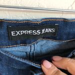 EXPRESS  Dark Wash Mid Rise‎ Legging Denim Jeans Photo 3