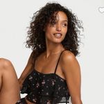 Victoria's Secret Victoria’s Secret Wisteria Sheer Chiffon Flutter Cami Photo 1