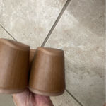 Dansko  Jessie Sand Lizard Two Strap  Leather Wedge‎ Heel Sandals Sz 39 US 8.5/9 Photo 5