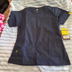 WonderWink Navy blue scrub shirt extra small  Photo 0