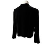 Eileen Fisher Black Velvet Open Front Crop
Cardigan Silk Blend, Sz M Photo 5