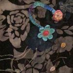 Floral Embroidered Black beach coverup Size undefined Photo 1