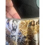 Bebe  Silver and Gold Sequin Wrap Dress Photo 9