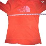 The North Face The Hoodie Sweatshirt Womens Large Orange Logo Pullover Athleisure Photo 3