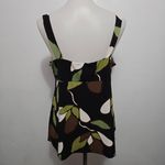 Julie Mitchell Y2k Green & Black Abstract Print Tank Top – Size Large Fairycore Photo 3