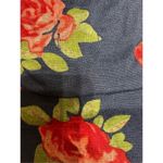 Runway Ready Couture Cowl Neck Long Sleeve Knit Floral Photo 6